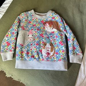 Mini Boden Size 2-3 Guinea Pig Sweatshirt